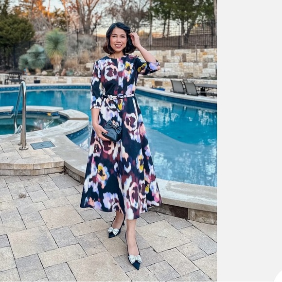 ZARA PRINTED DRESS ZW COLLECTION - Picture 1 of 12